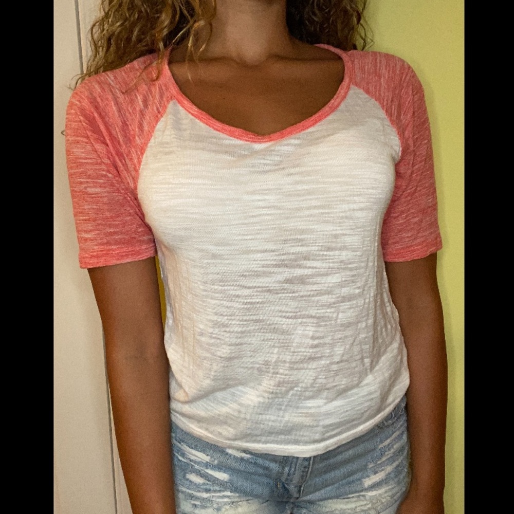 Aeropostale long sleeve open back shirt